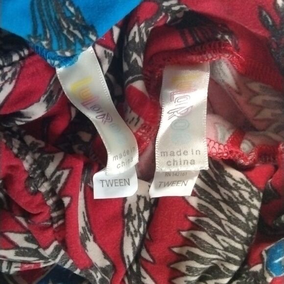 Lularoe 2 Pair Tween Leggings - Picture 4 of 4